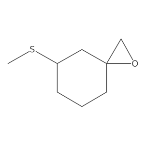 5-Methylsulfanyl-1-oxaspiro[2.5]octane Structure