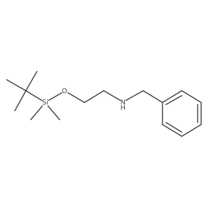Benzyl({2-[(tert-butyldimethylsilyl)oxy]ethyl})amine结构式