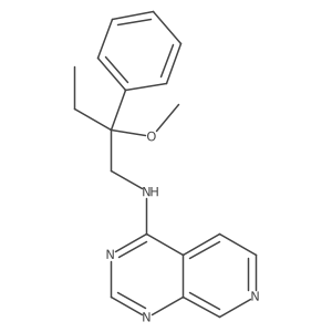 N-(2-Methoxy-2-phenylbutyl)pyrido[3,4-d]pyrimidin-4-amine Structure