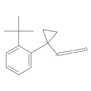 1-Tert-butyl-2-(1-isocyanatocyclopropyl)benzene Structure