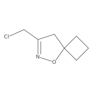 7-(Chloromethyl)-5-oxa-6-azaspiro[3.4]oct-6-ene Structure