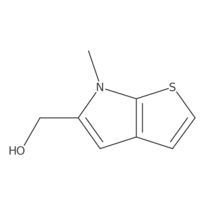 (6-Methyl-6H-thieno[2,3-b]pyrrol-5-yl)methanol结构式
