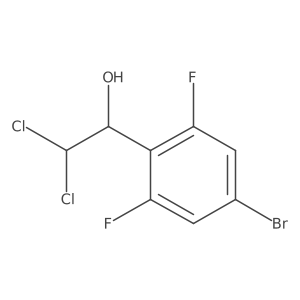 1-(4-Bromo-2,6-difluorophenyl)-2,2-dichloroethanol Structure