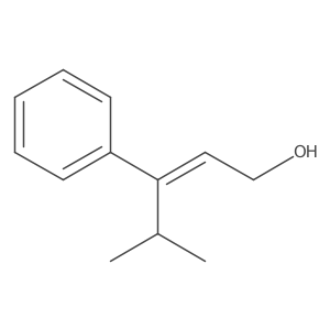 (E)-3-phenyl-4-methyl-2-pentenol结构式