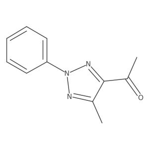 1-(2-Phenyl-5-methyl-2H-1,2,3-triazole-4-yl)ethanone结构式