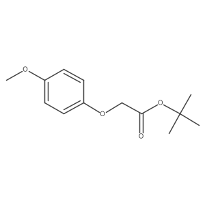 Tert-butyl 2-(4-methoxyphenoxy)acetate结构式
