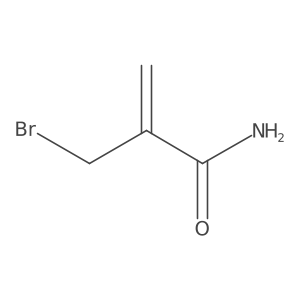 2-(Bromomethyl)acrylamide Structure