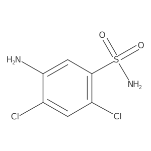 5-Amino-2,4-dichlorobenzene-1-sulfonamide Structure