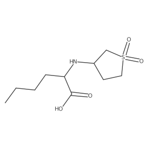 N-(Tetrahydro-1,1-dioxido-3-thienyl)-L-norleucine Structure