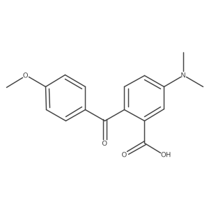 5-(Dimethylamino)-2-(4-methoxybenzoyl)benzoic acid Structure