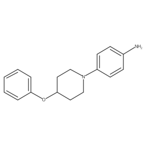 4-(4-Phenoxypiperidin-1-yl)aniline Structure