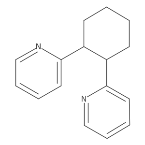 Pyridine, 2,2a(2)-(1,2-cyclohexanediyl)bis-, trans- Structure