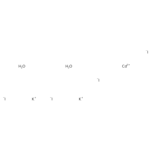 Potassium tetraiodocadmate dihydrate结构式