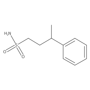 3-Phenylbutane-1-sulfonamide结构式