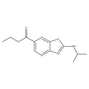 Ethyl 2-(isopropylamino)thiazolo[4,5-b]pyridine-6-carboxylate Structure