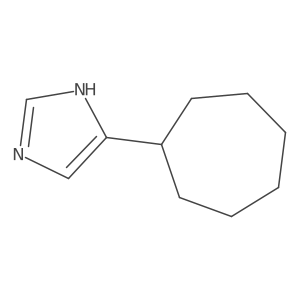4-cycloheptyl-1H-imidazole结构式