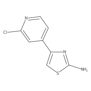 4-(2-Chloropyridin-4-yl)-1,3-thiazol-2-amine Structure