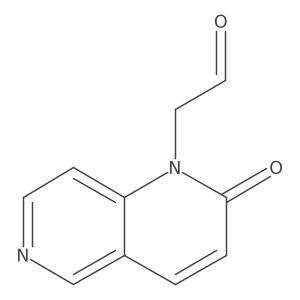 (2-oxo-1,6-naphthyridin-1(2H)-yl)acetaldehyde Structure