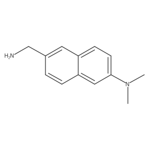 6-(aminomethyl)-N,N-dimethylnaphthalen-2-amine Structure