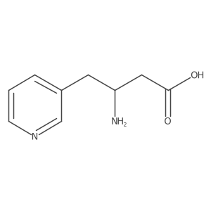 3-Amino-4-(pyridin-3-yl)butanoic acid Structure
