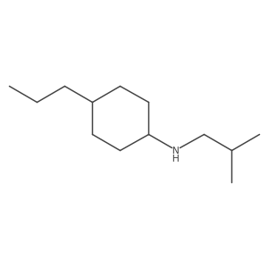 N-(2-methylpropyl)-4-propylcyclohexan-1-amine Structure