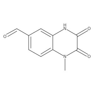 1-methyl-2,3-dioxo-4H-quinoxaline-6-carbaldehyde Structure