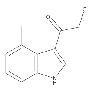 2-chloro-1-(4-methyl-1H-indol-3-yl)ethan-1-one Structure