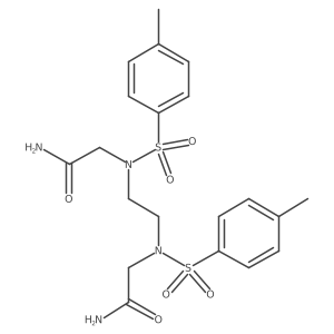 2-(N-{2-[N-(carbamoylmethyl)-4-methylbenzenesulfonamido]ethyl}-4-methylbenzenesulfonamido)acetamide结构式
