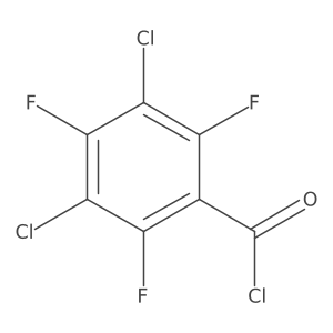 3,5-Dichloro-2,4,6-trifluorobenzoyl chloride Structure