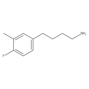 4-(4-Fluoro-3-methylphenyl)butan-1-amine Structure