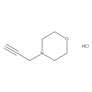 4-(Prop-2-yn-1-yl)morpholine hydrochloride结构式