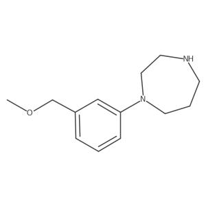 Hexahydro-1-[3-(methoxymethyl)phenyl]-1H-1,4-diazepine Structure