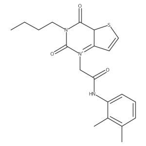 2-{3-butyl-2,4-dioxo-1H,2H,3H,4H-thieno[3,2-d]pyrimidin-1-yl}-N-(2,3-dimethylphenyl)acetamide结构式