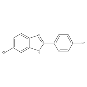 2-(5-Bromopyridin-2-yl)-5-chloro-1H-benzo[d]imidazole Structure