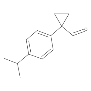 1-[4-(Propan-2-yl)phenyl]cyclopropane-1-carbaldehyde Structure
