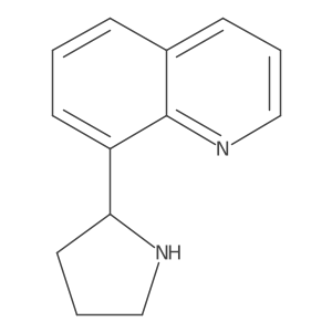(R)-8-(Pyrrolidin-2-yl)quinoline结构式