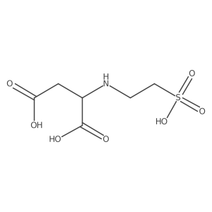 (S)-2-((2-Sulfoethyl)amino)succinic acid结构式