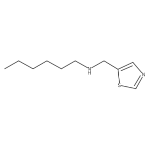 Hexyl(1,3-thiazol-5-ylmethyl)amine Structure