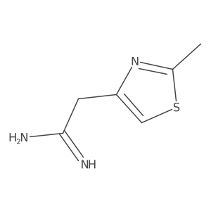 2-(2-Methyl-1,3-thiazol-4-yl)ethanimidamide Structure