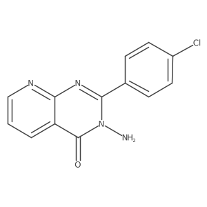3-Amino-2-(4-chlorophenyl)pyrido[2,3-D]pyrimidin-4(3H)-one Structure