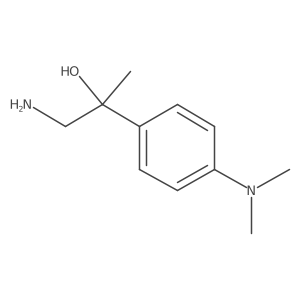1-Amino-2-[4-(dimethylamino)phenyl]propan-2-ol结构式