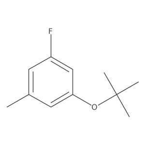3-(tert-Butoxy)-5-fluorotoluene结构式