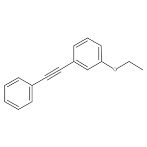 1-Ethoxy-3-(phenylethynyl)benzene Structure