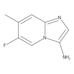 Imidazo[1,2-a]pyridin-3-amine, 6-fluoro-7-methyl-结构式