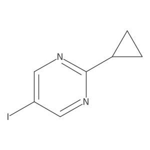 2-Cyclopropyl-5-iodopyrimidine Structure