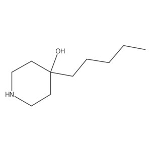 4-Pentylpiperidin-4-ol结构式