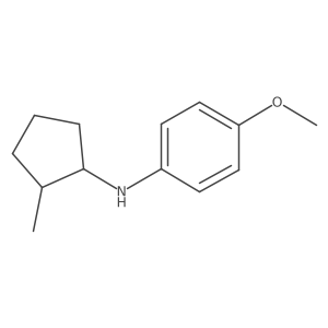 4-methoxy-N-(2-methylcyclopentyl)aniline结构式