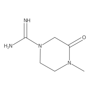 4-Methyl-3-oxopiperazine-1-carboximidamide结构式
