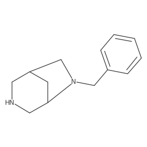 6-Benzyl-3,6-diazabicyclo[3.2.1]octane结构式
