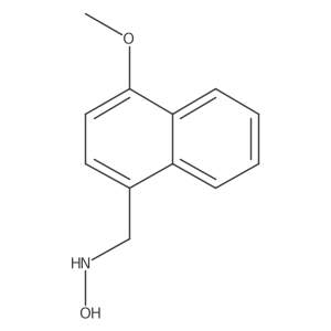 N-[(4-methoxynaphthalen-1-yl)methyl]hydroxylamine结构式